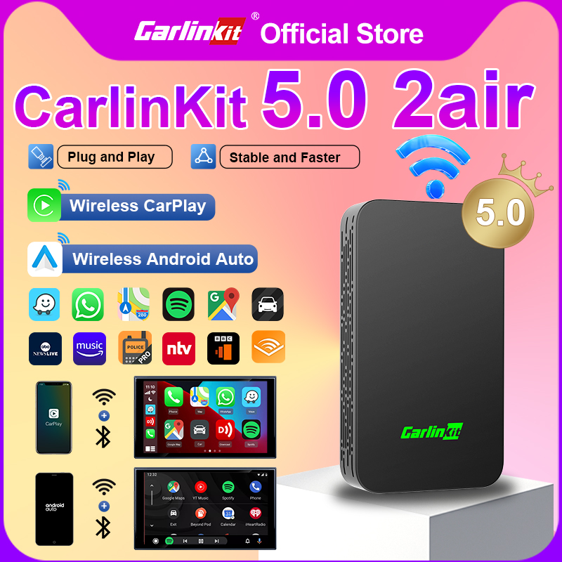 Car Accessories Usa - CarlinKit 5.0: Беспроводной адаптер для Android
