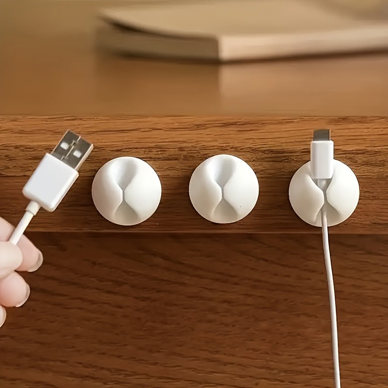 Car Cable Organizer - 4/8 шт. кабельные зажимы портативный клей