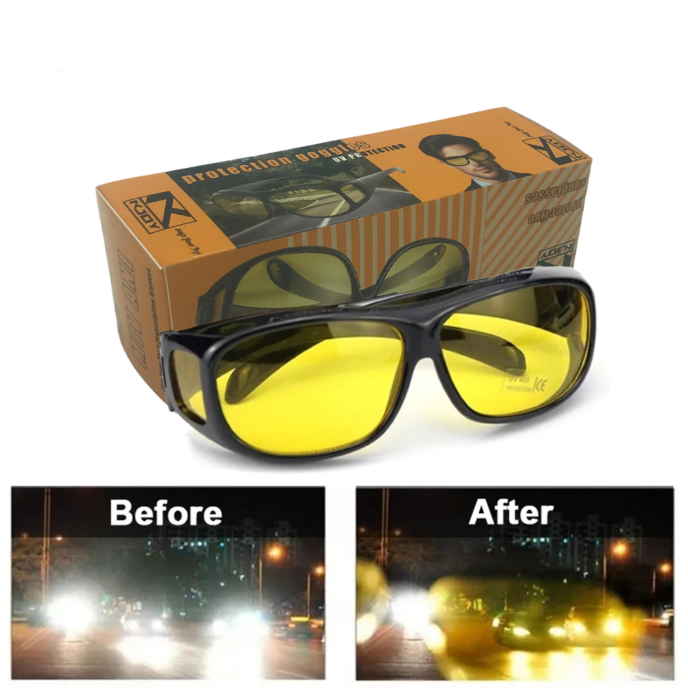 Car Accessories For Night Driving - Новинка 2026, очки ночного видения для