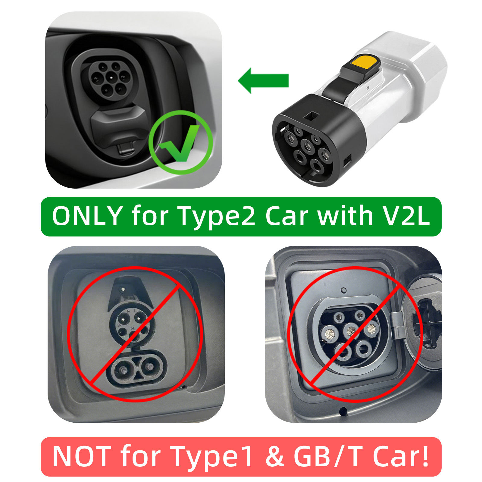 Адаптер разряда EVqiaoyi Type2 – обзор и цена Car Accessories Usa