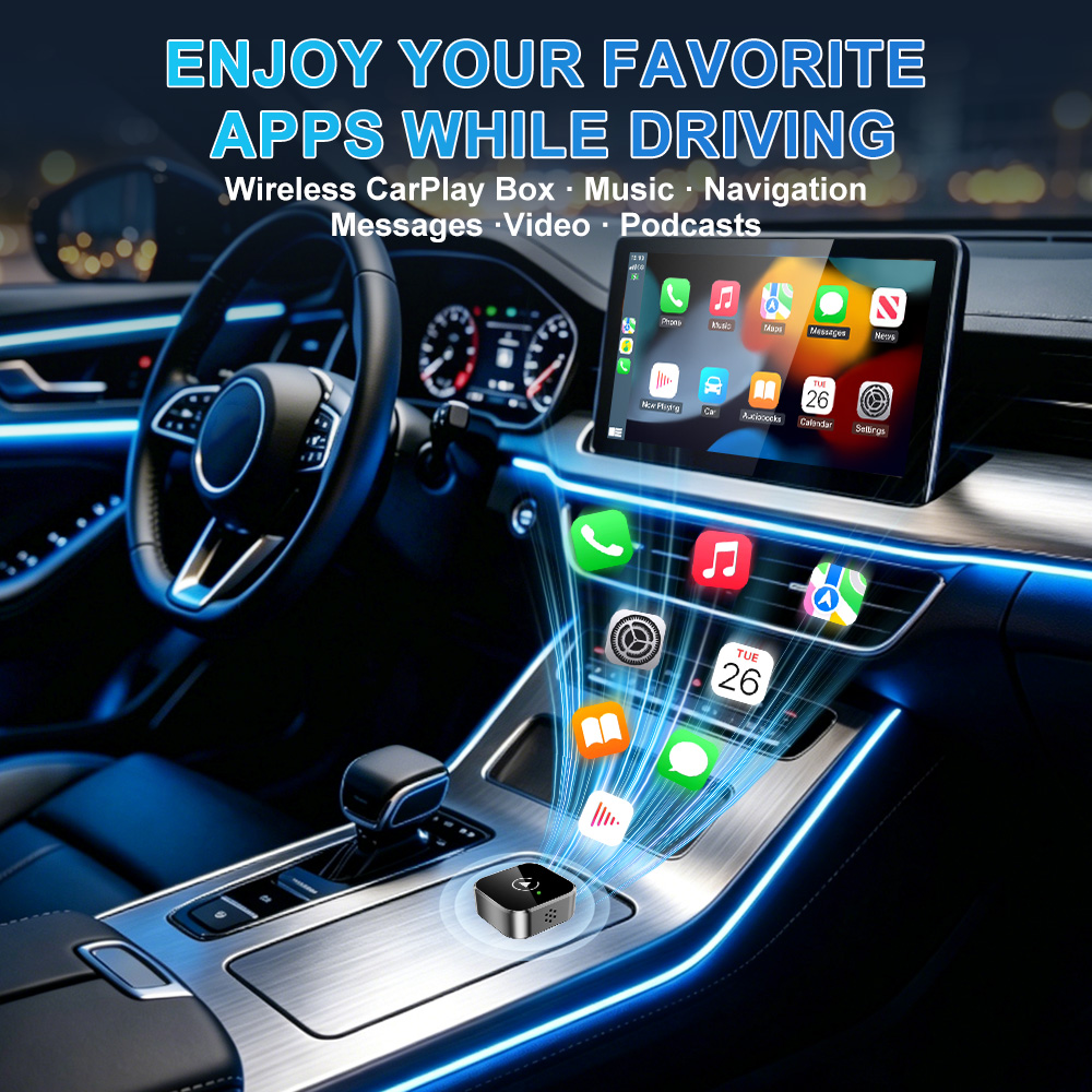 Беспроводной адаптер CarPlay A – обзор и цена Car Accessories Usa