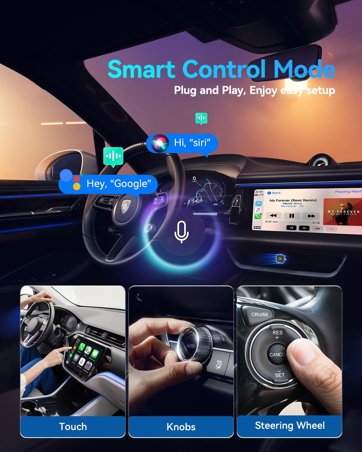 Беспроводной адаптер CarPlay U – обзор и цена Car Accessories Usa