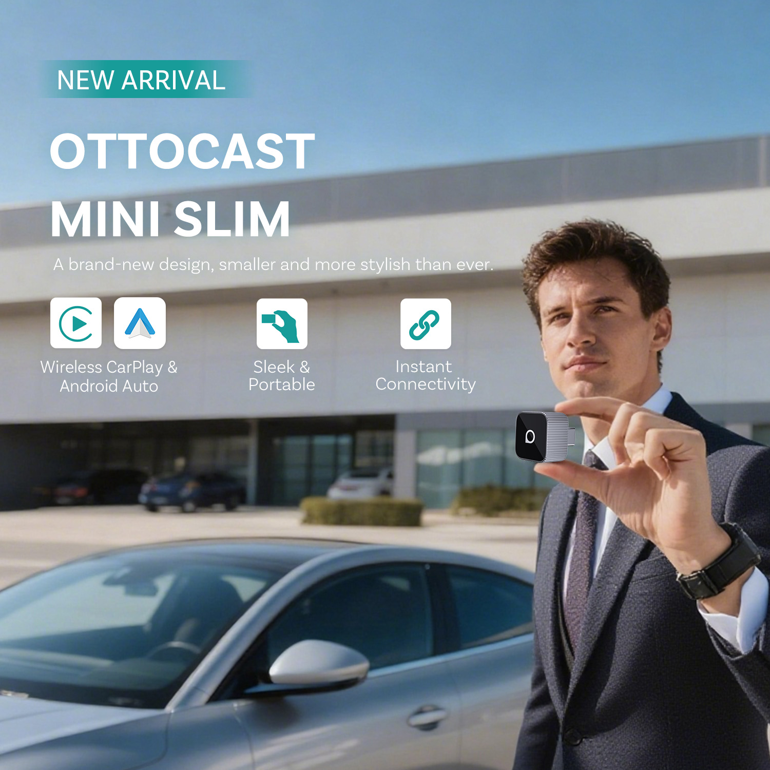 Ottocast Mini Slim Wireless Ca – обзор и цена Car Accessories Usa