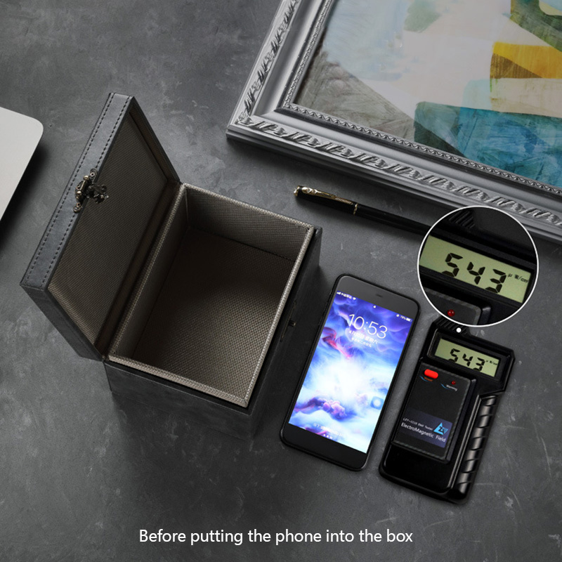 Кожаная коробка Фарадея Crazy  – обзор и цена Car Key Signal Blocker